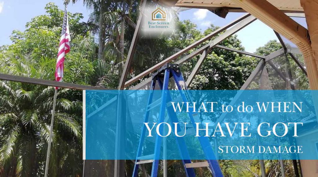 REMOVING SCREEN ENCLOSURES PEMBROKE PINES